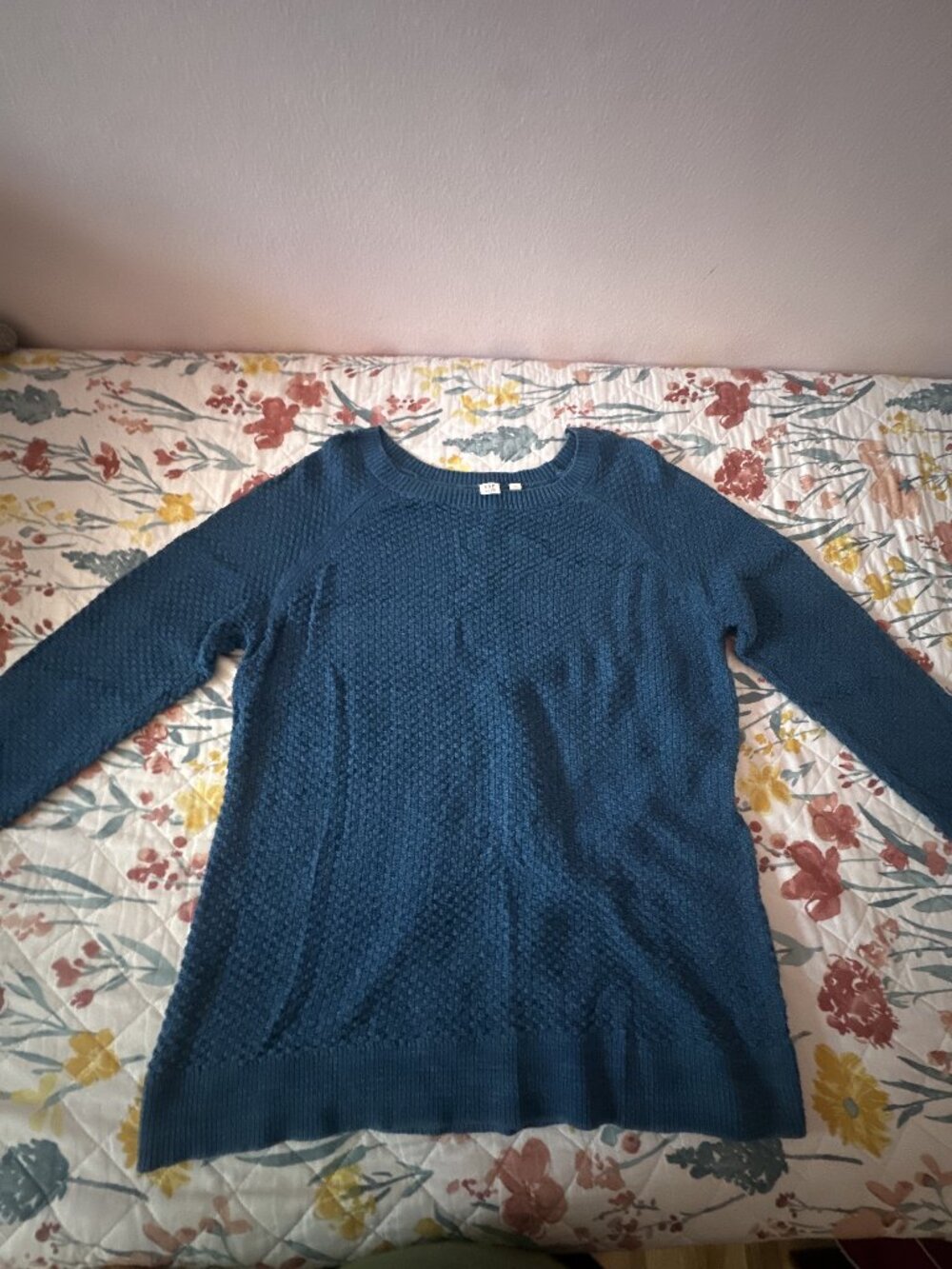 Plus Size Blue Gap Cotton Sweater